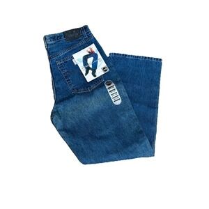 NWT Vintage Levi's SilverTab Baggy Blue Denim‎ Jeans Men's 36x30 Dark Y2K USA